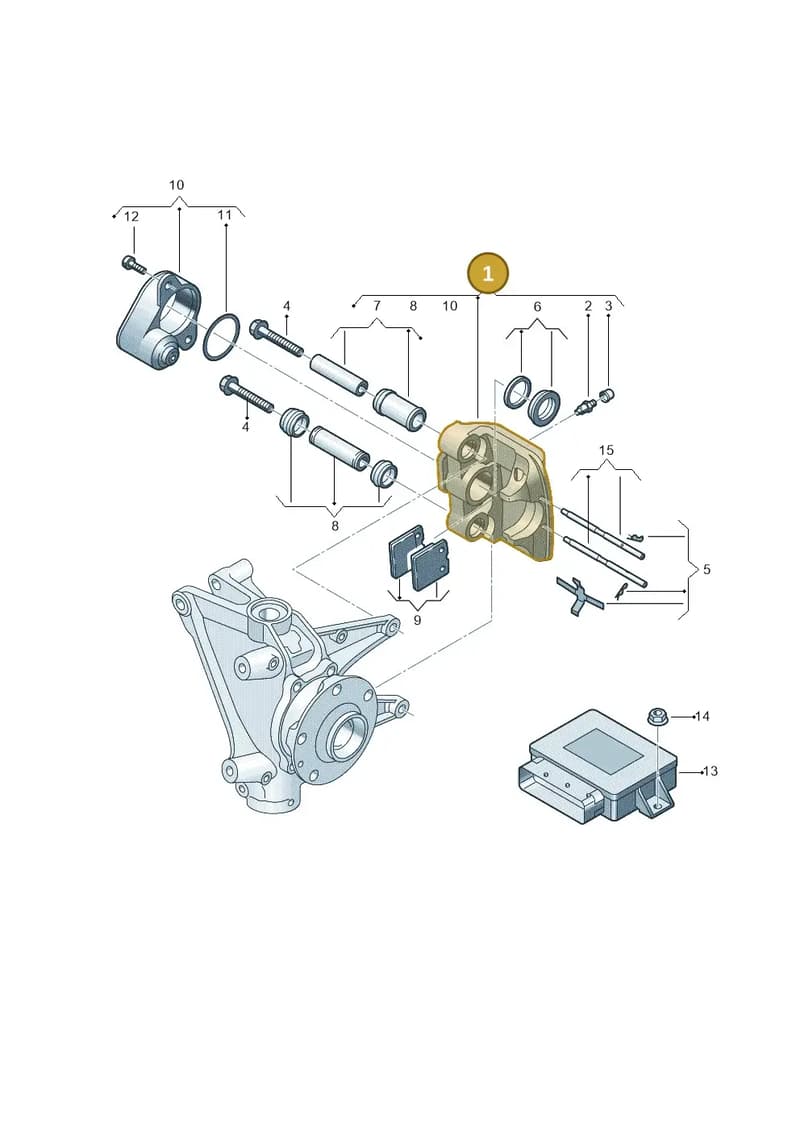 4S0615407 — Audi R8 Spyder (2015-2024) diagram 872615650, position 1