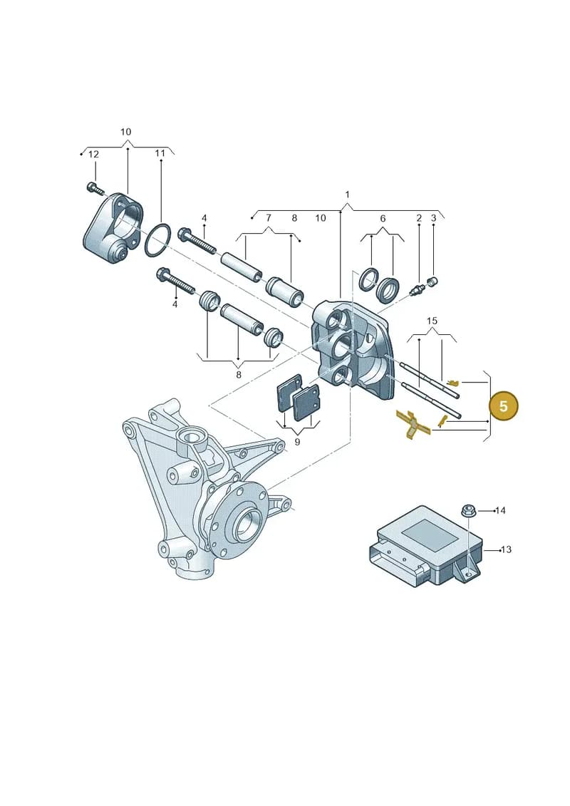 4S0698269 — Audi R8 Spyder (2015-2024) diagram 872615650, position 5