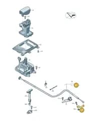 4S0713341 Audi Gearshift Lever