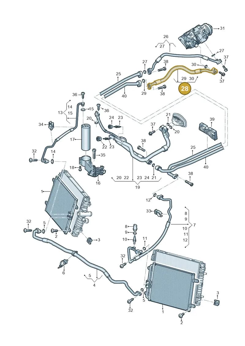 4S0816743B — Audi R8 Spyder (2015-2024) diagram 872260400, position 28