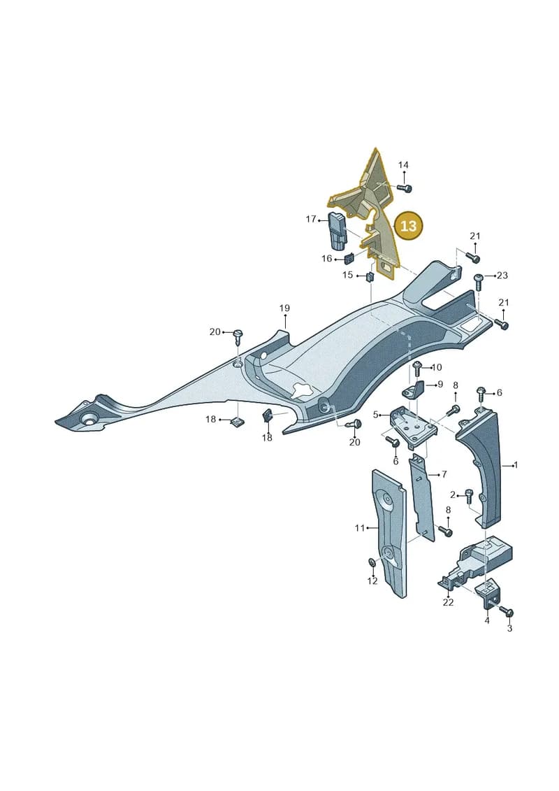 4S0821948A9B9 — Audi R8 Spyder (2015-2024) diagram 872821000, position 13