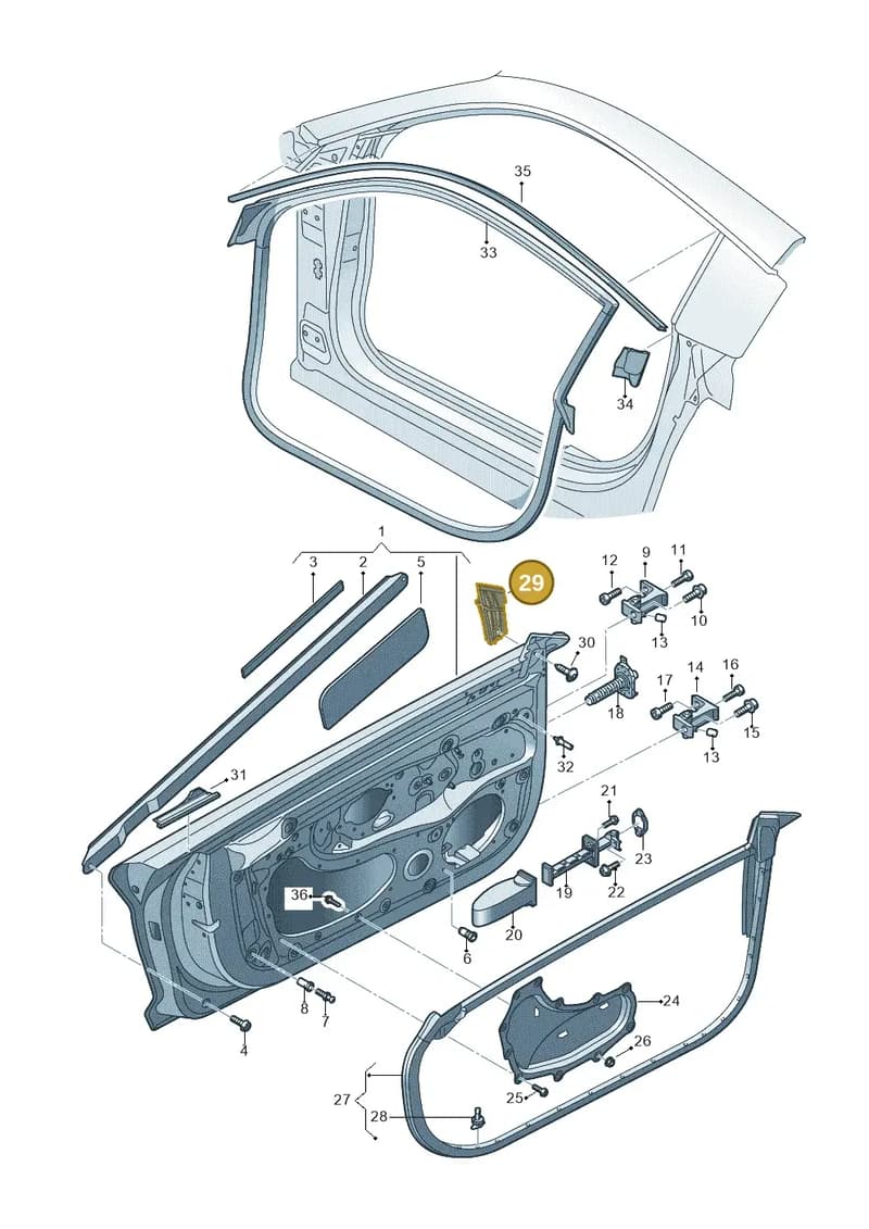 4S0837741 — Audi R8 Spyder (2015-2024) diagram 872831100, position 29