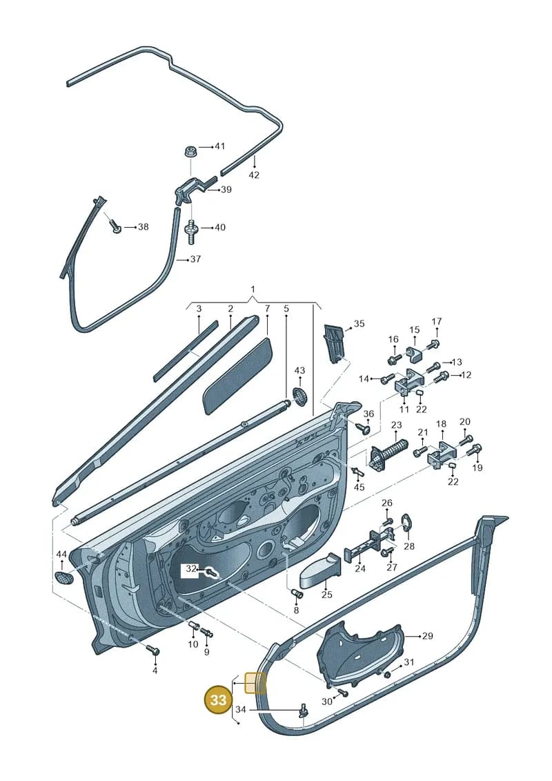 4S0837912A — Audi R8 Spyder (2015-2024) diagram 872831150, position 33