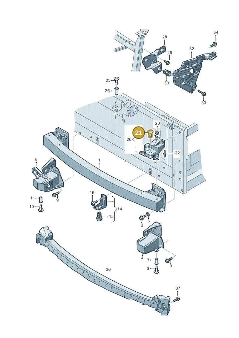 4S0853755 — Audi R8 Spyder (2015-2024) diagram 872807000, position 21