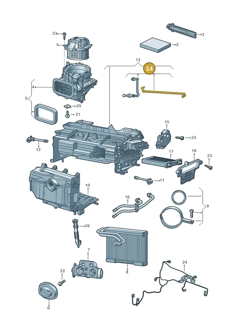 4S0898333 — Audi R8 Spyder (2015-2024) diagram 872820200, position 14