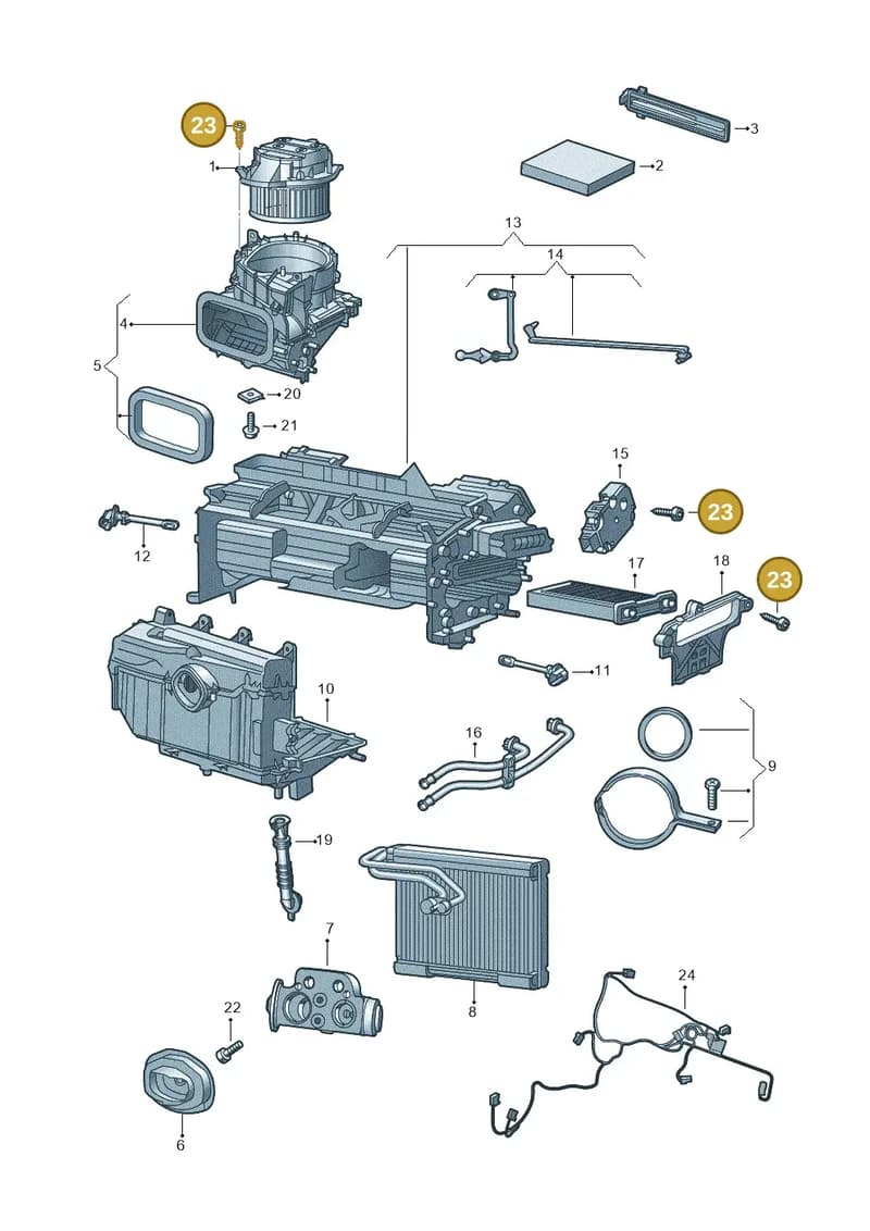 4S0898919A — Audi R8 Spyder (2015-2024) diagram 872820200, position 23