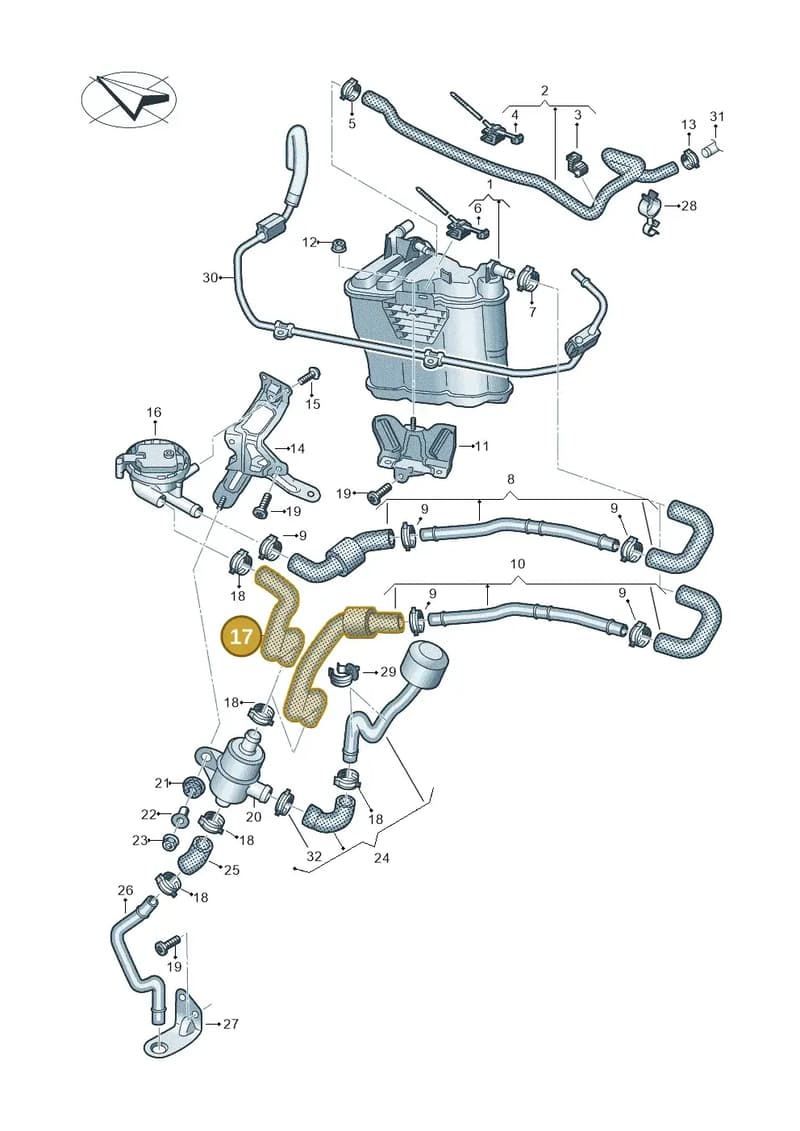 4S0906272B — Audi R8 Spyder (2015-2024) diagram 872201800, position 17
