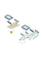 4S0907742 Audi Retainer for Control Unit