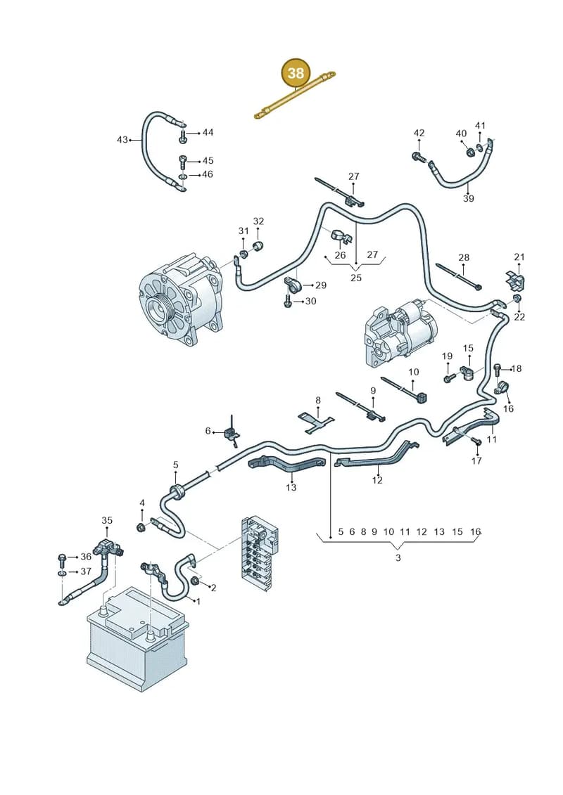 4S0971225C — Audi R8 Spyder (2015-2024) diagram 872972000, position 38