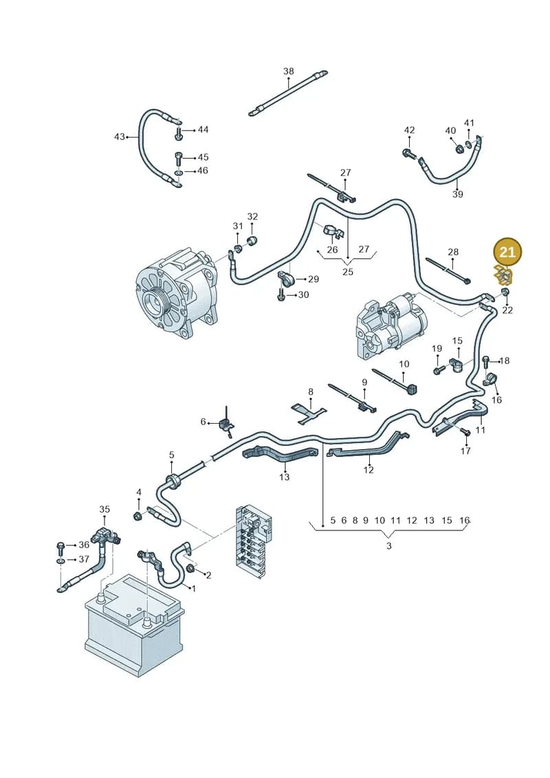 4S0972806 — Audi R8 Spyder (2015-2024) diagram 872972000, position 21