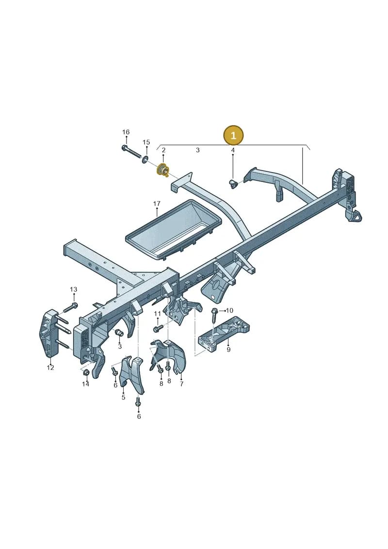 4S2858003A — Audi R8 Spyder (2015-2024) diagram 872857000, position 1
