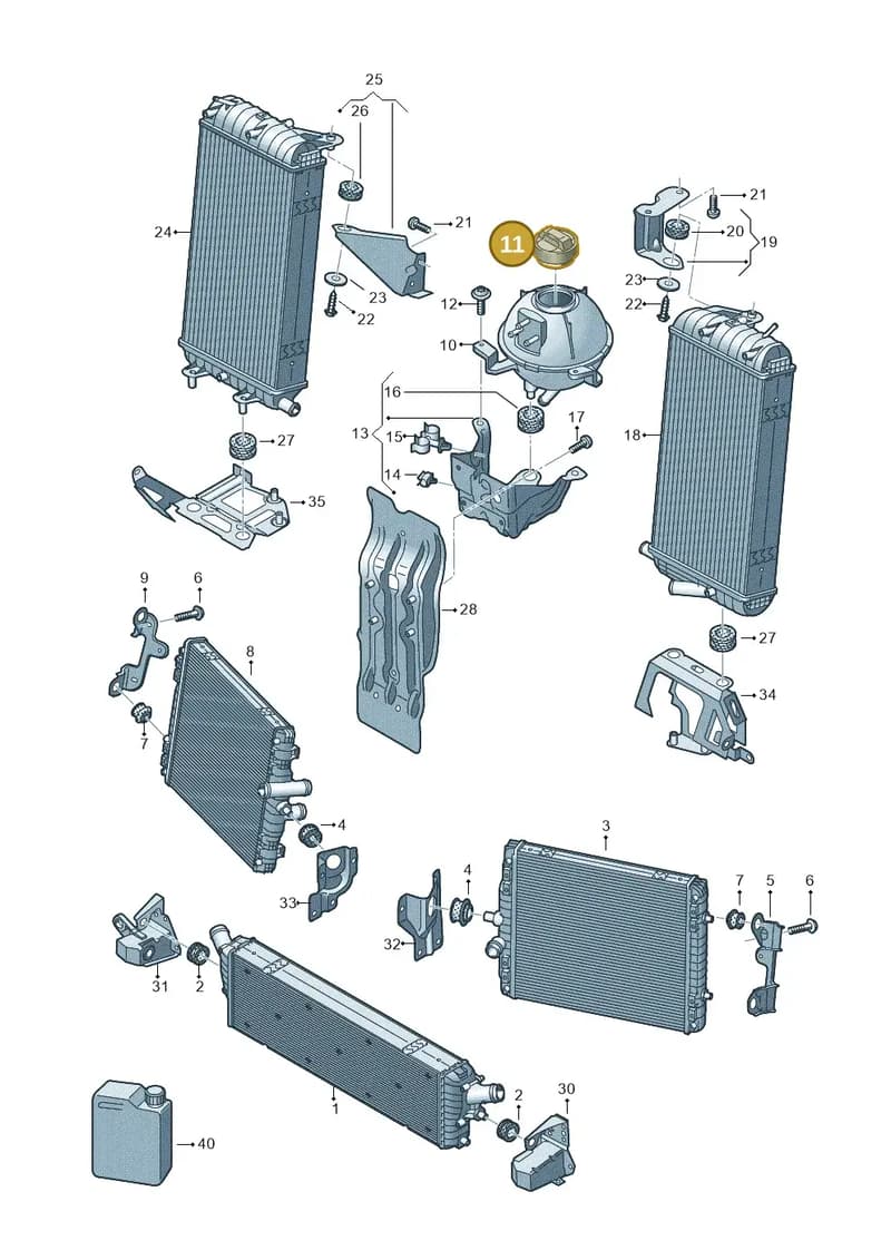 4S7121321 — Audi R8 Spyder (2015-2024) diagram 872121700, position 11