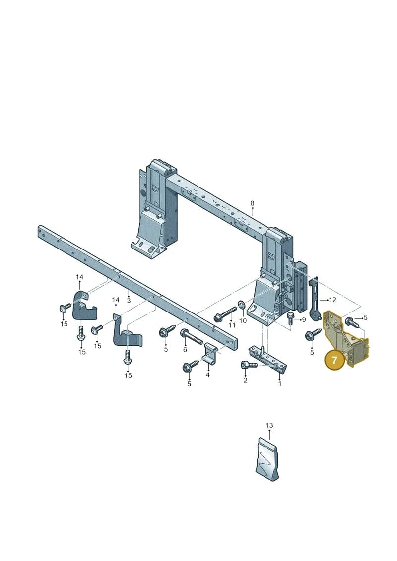 4S7813761C — Audi R8 Spyder (2015-2024) diagram 872813110, position 7