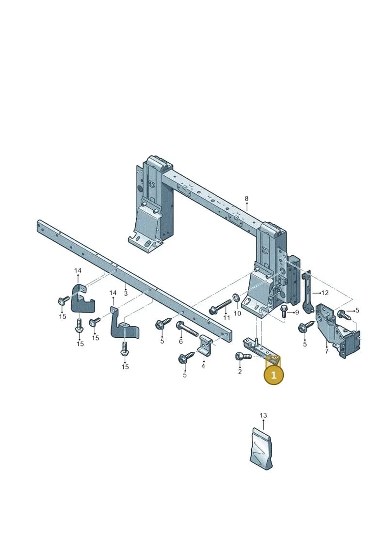 4S7813929D — Audi R8 Spyder (2015-2024) diagram 872813110, position 1