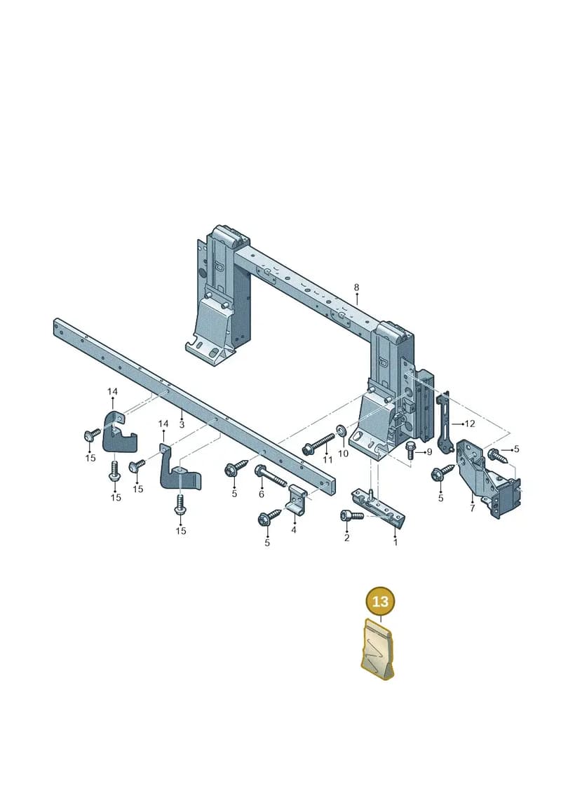 4S7898400 — Audi R8 Spyder (2015-2024) diagram 872813110, position 13