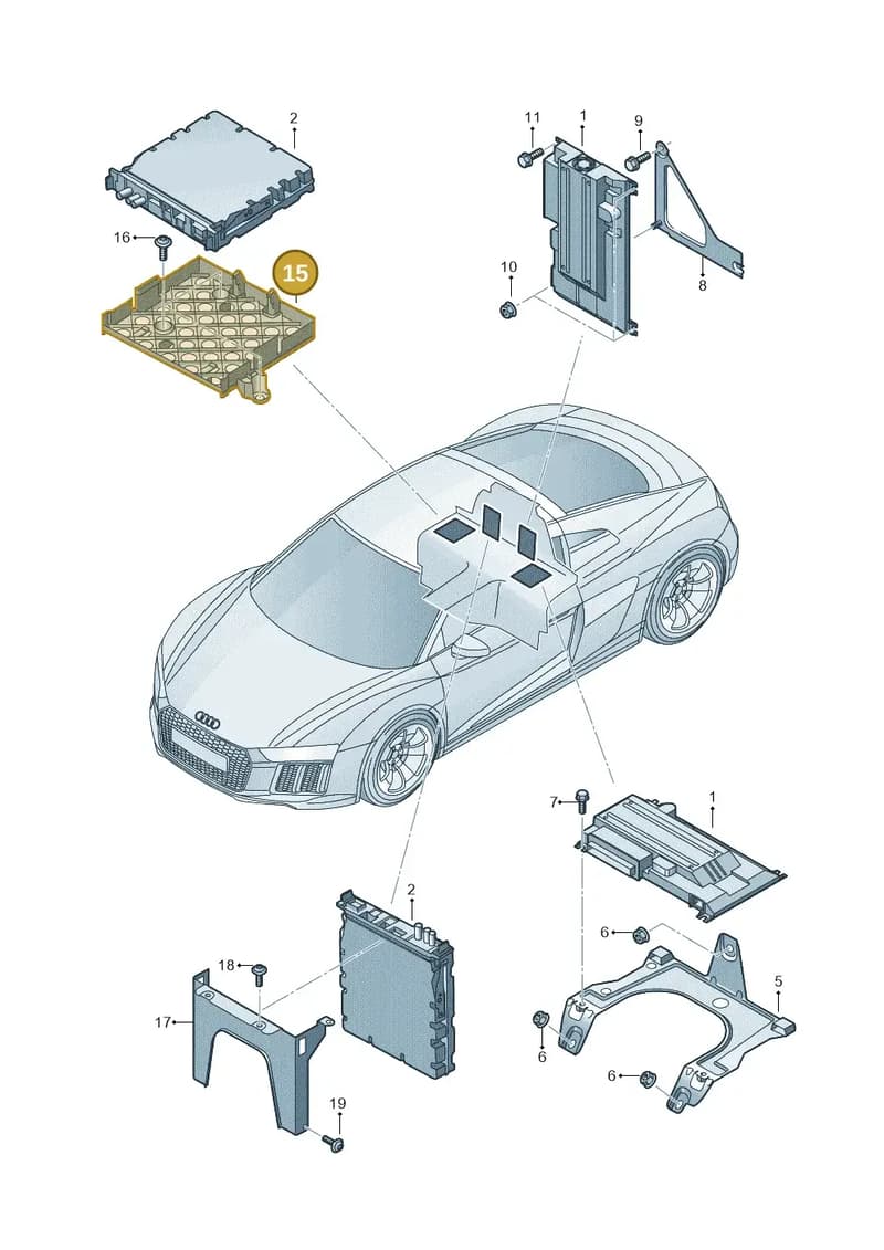 4S8035317 — Audi R8 Spyder (2015-2024) diagram 872035400, position 15