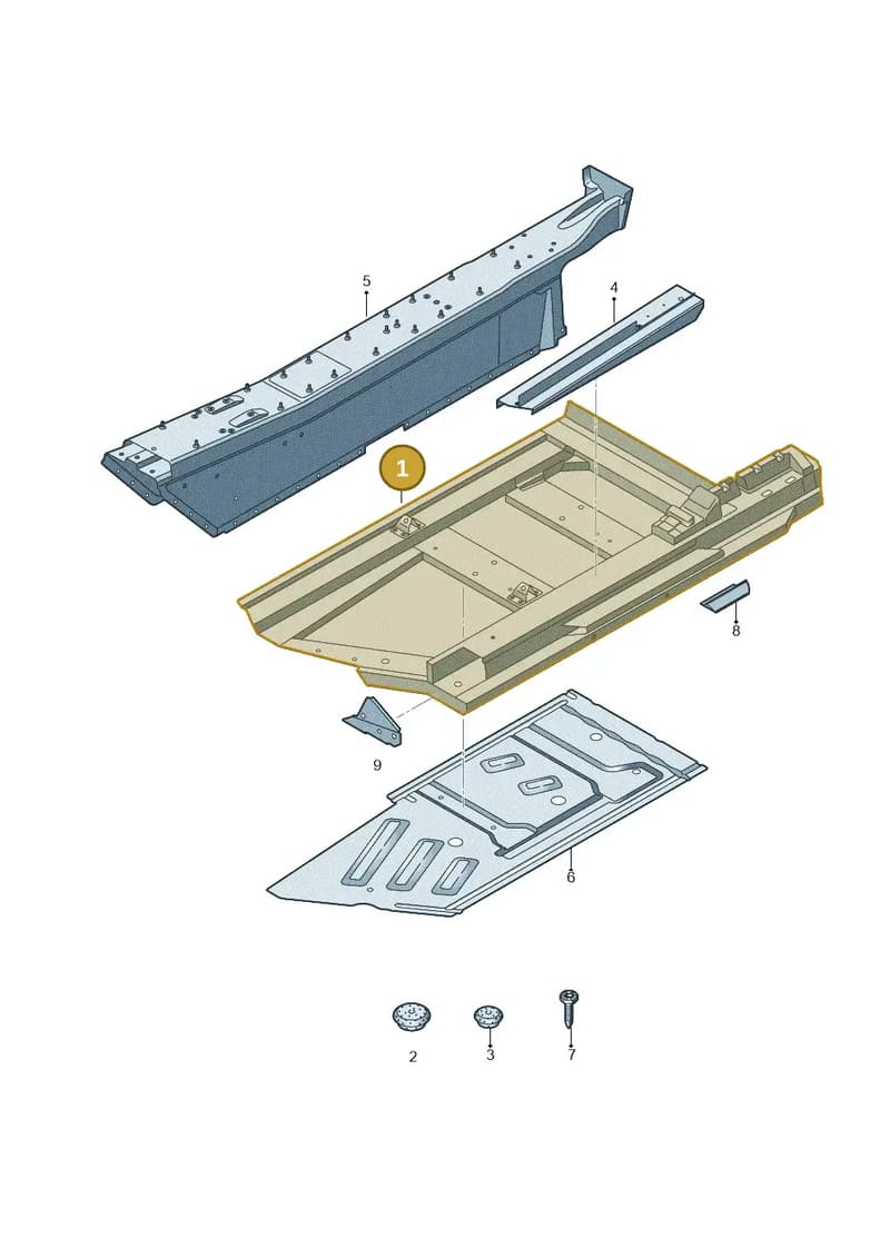 4S8802016D — Audi R8 Spyder (2015-2024) diagram 872803100, position 1
