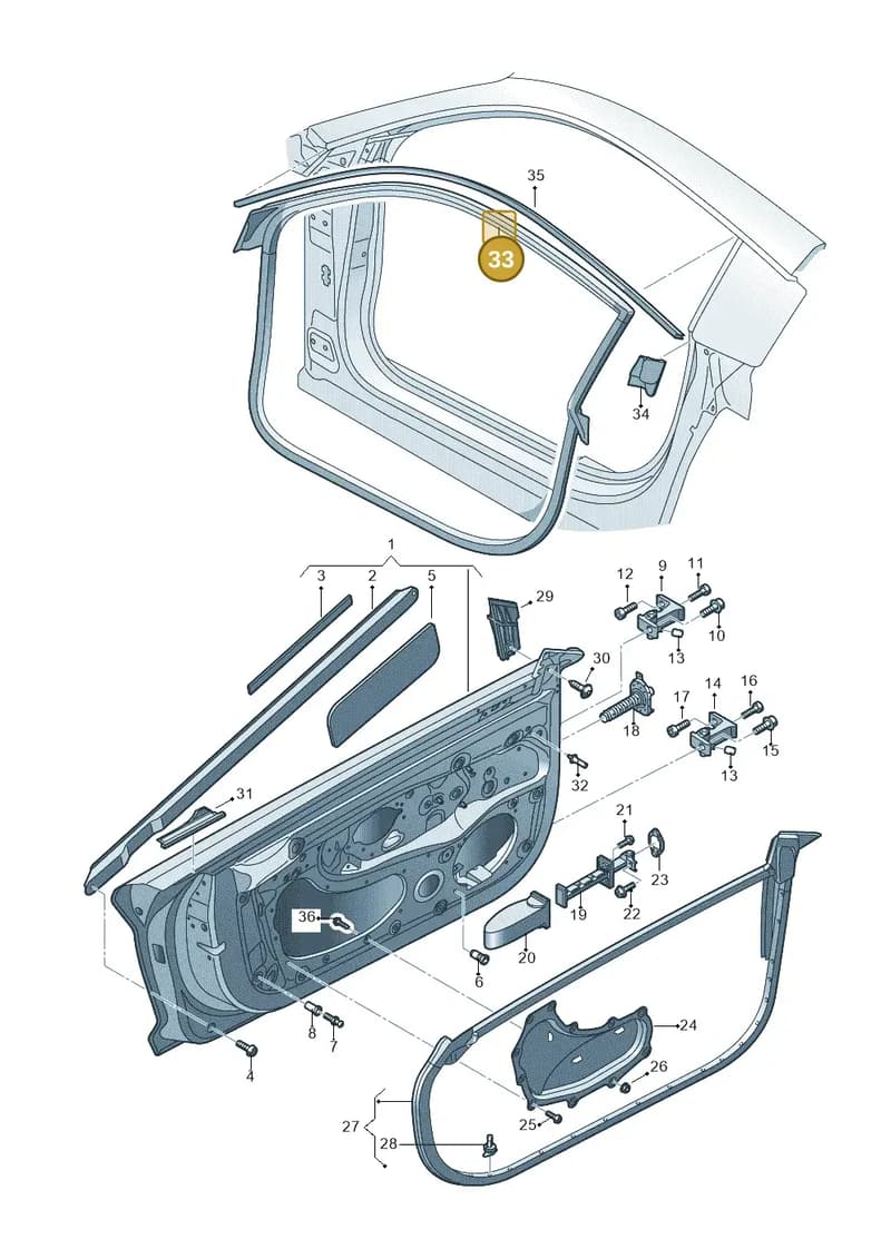 4S8831708C — Audi R8 Spyder (2015-2024) diagram 872831100, position 33