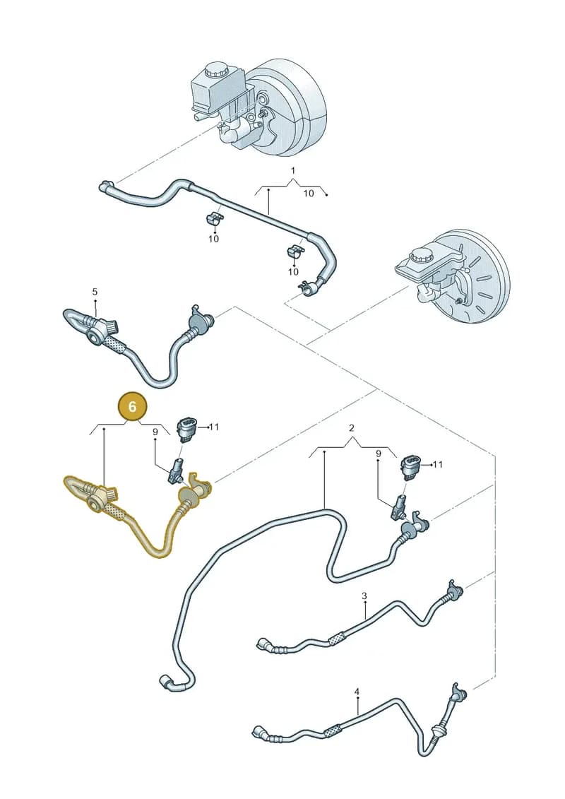 5Q0612041CF — Audi Q2 2.0 TDI (2016-2018) diagram 745611700, position 6