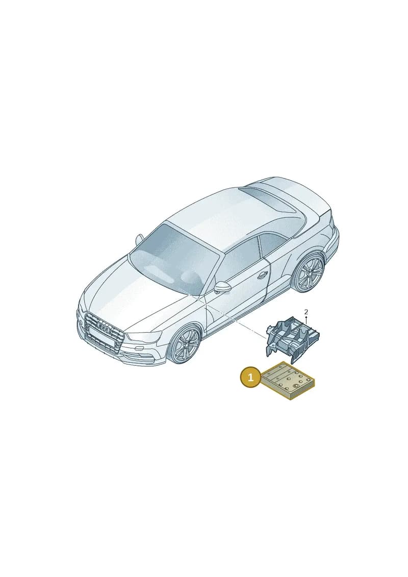 5Q0937085AAZ00 — Audi A3 Cab. 1.4 (2013-2016) diagram 778907020, position 1