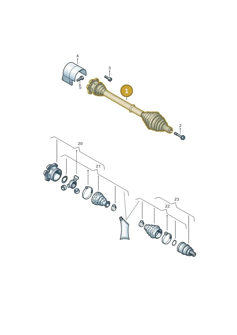 5Q3407271A — Skoda Karoq (2017-2023) diagram 890407200, position 1