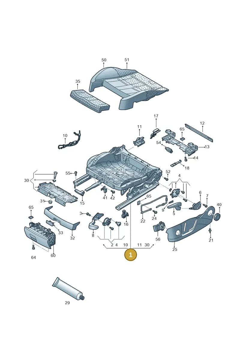 5Q3881106J — Audi A3 Cabrio (2016-2020) diagram 778881000, position 1