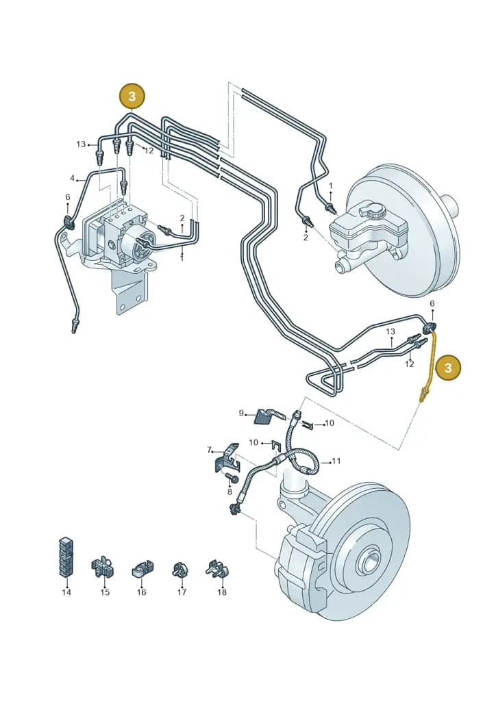 5QB614723C — Audi RSQ3 Sportback (2019-2024) diagram 869611200, position 3