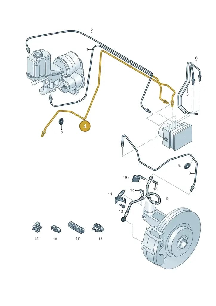 5QC614724B — Audi Q3 quattro (2018-2019) diagram 597611260, position 4
