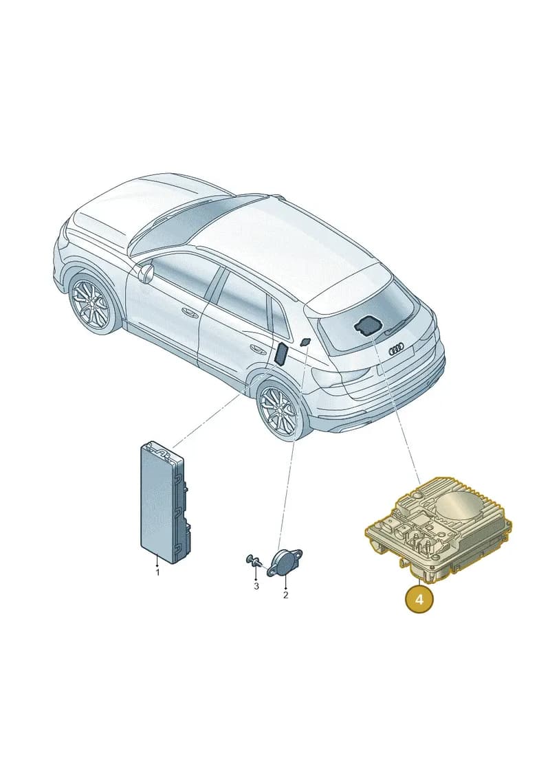 5QF959663 — Audi RSQ3 Sportback (2019-2024) diagram 597959040, position 4