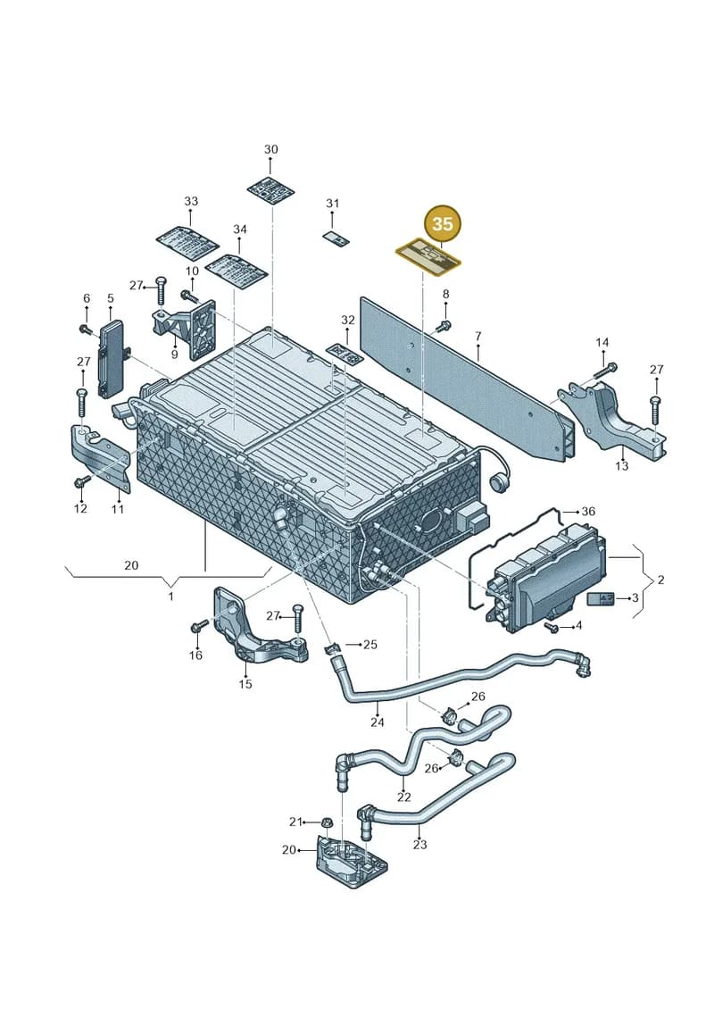 80A000101 — Audi Q5 (2016-2025) diagram 896915050, position 35