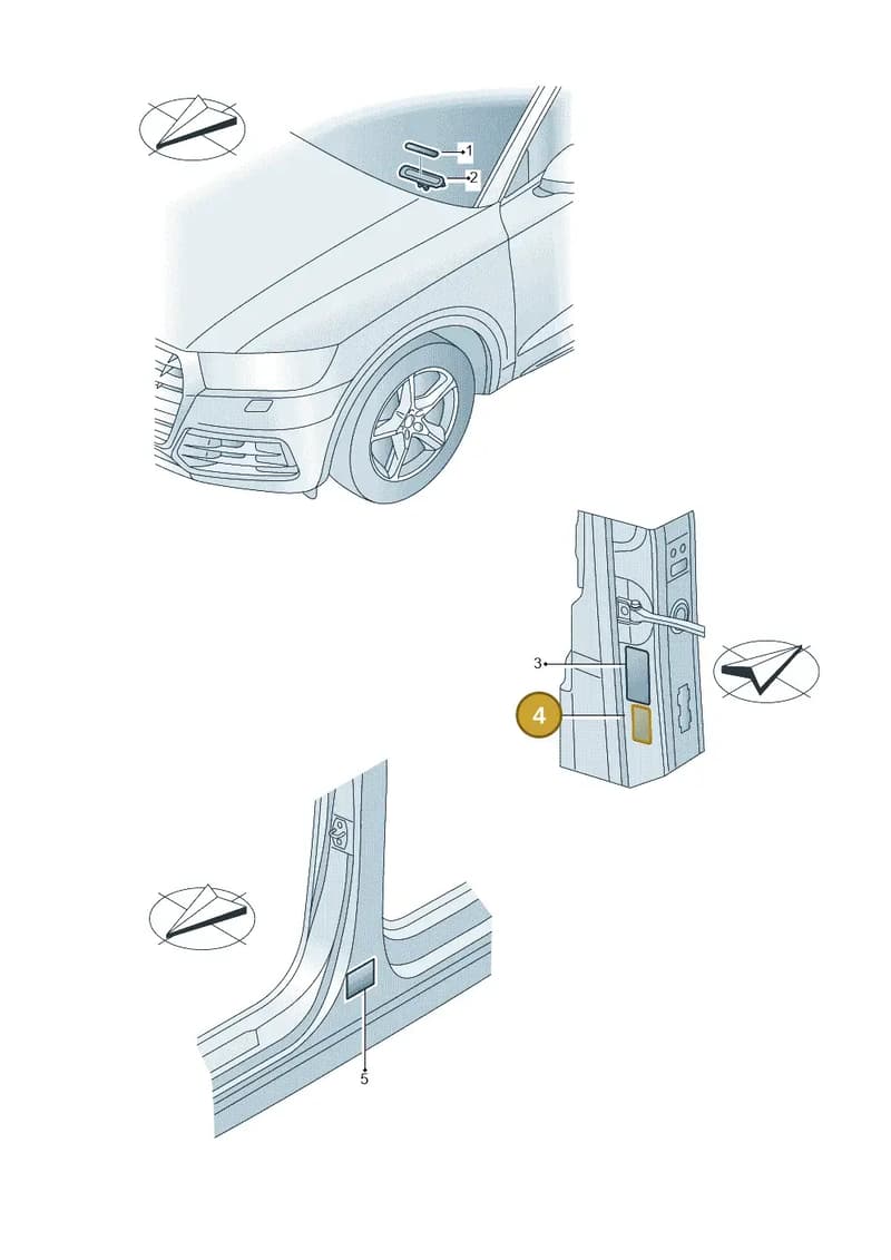 80A010552 — Audi Q5 (2016-2025) diagram 896010200, position 4