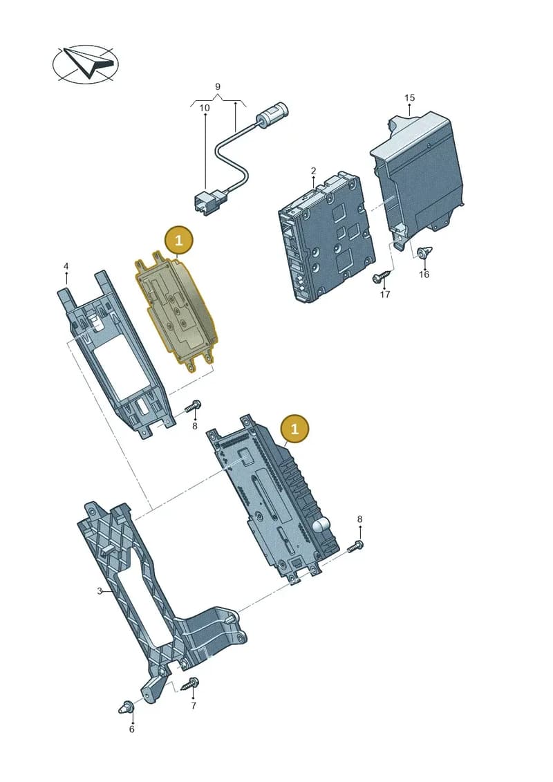 80A035223A — Audi Q5 (2016-2025) diagram 896035040, position 1