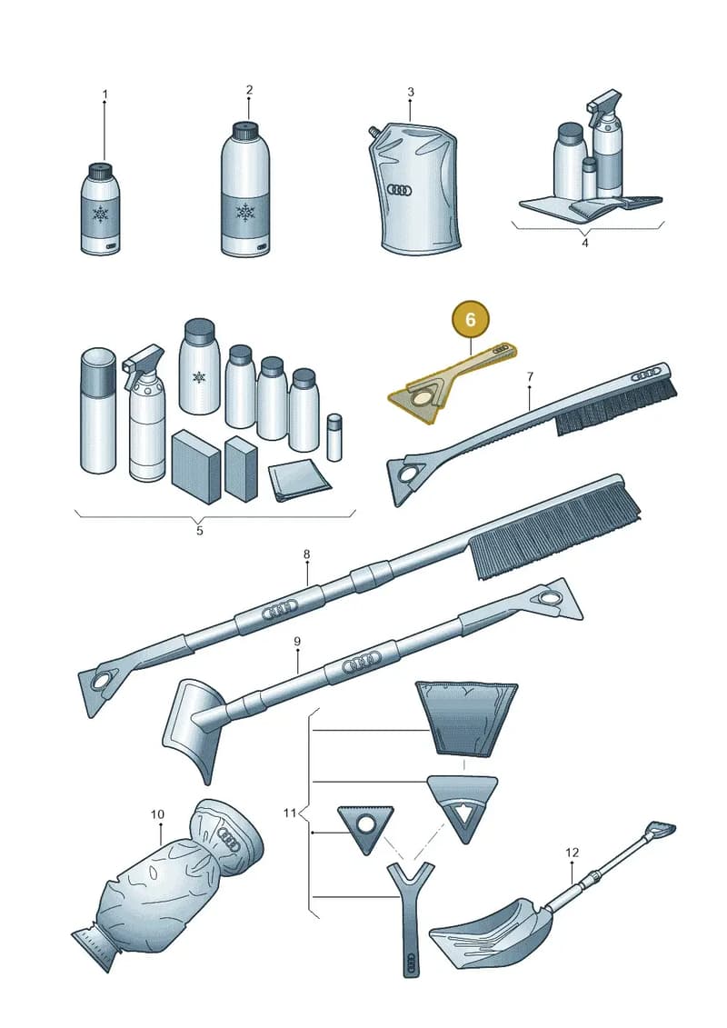 80A096010 — Audi Q6 e-tron (2023-2025) diagram 537066110, position 6