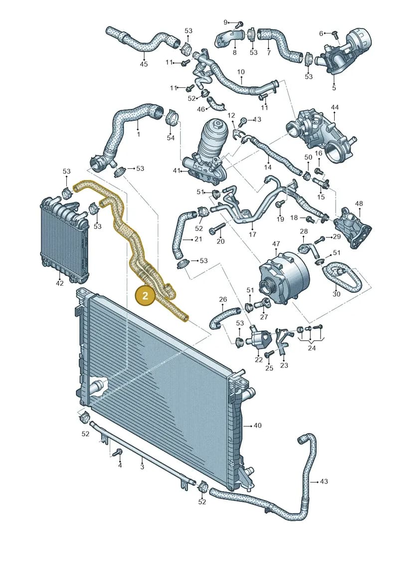 80A122902G — Audi Q5 (2016-2025) diagram 896121142, position 2