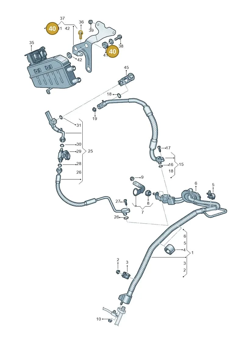 80A129381 — Audi A6 (2018-2025) diagram 435260850, position 40