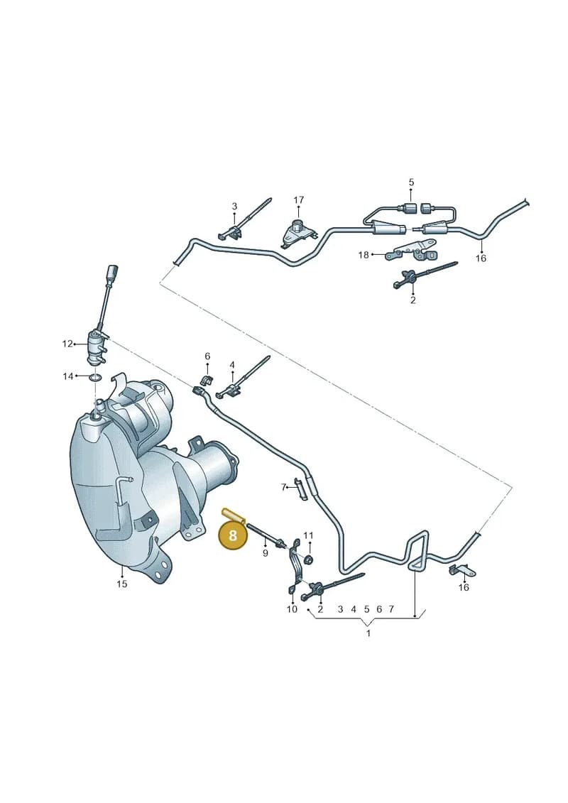80A131135 — Audi Q5 (2016-2025) diagram 896201540, position 8