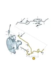80A131961C Audi Transfer Line for Reducing Agent