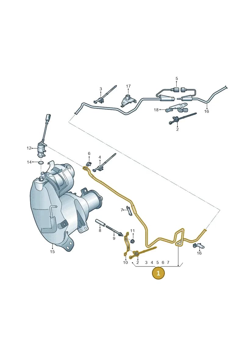 80A131961C — Audi Q5 (2016-2025) diagram 896201540, position 1