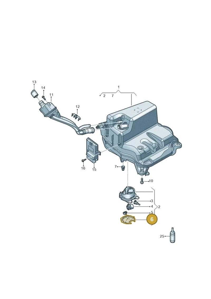80A131973 — Audi A6 (2018-2025) diagram 435201400, position 6