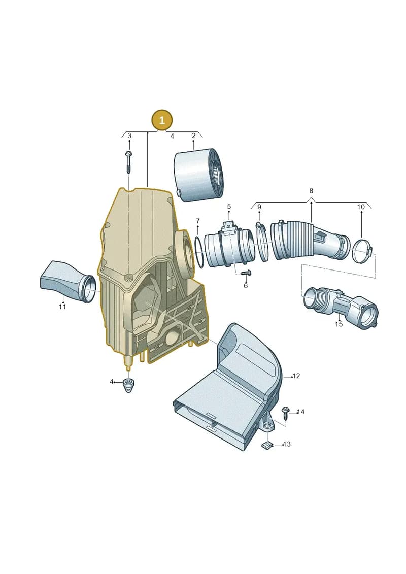 80A133837AK — Audi Q5 (2016-2025) diagram 896129250, position 1