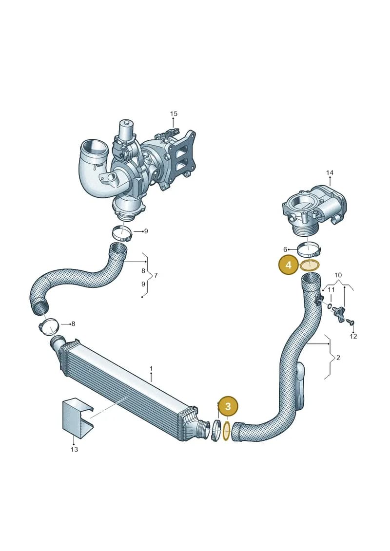 80A145117 — Audi Q5 (2016-2025) diagram 896145500, position 3+4