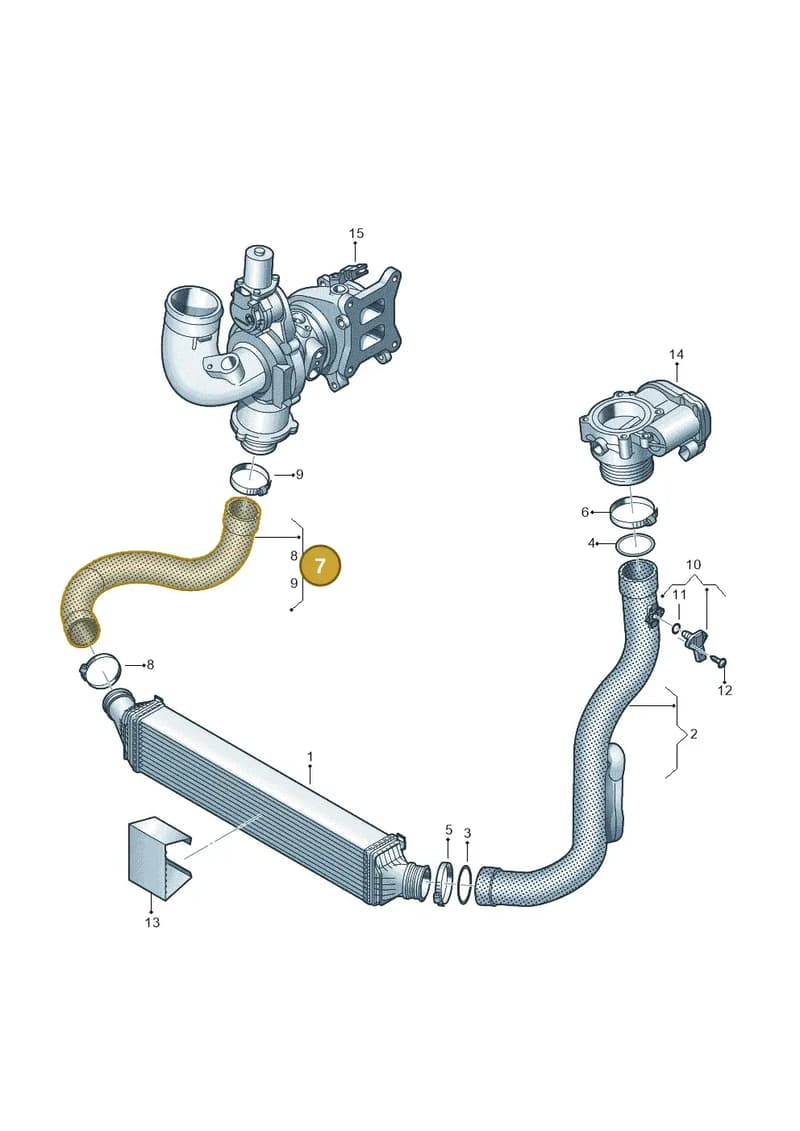 80A145738M — Audi Q5 (2016-2025) diagram 896145500, position 7