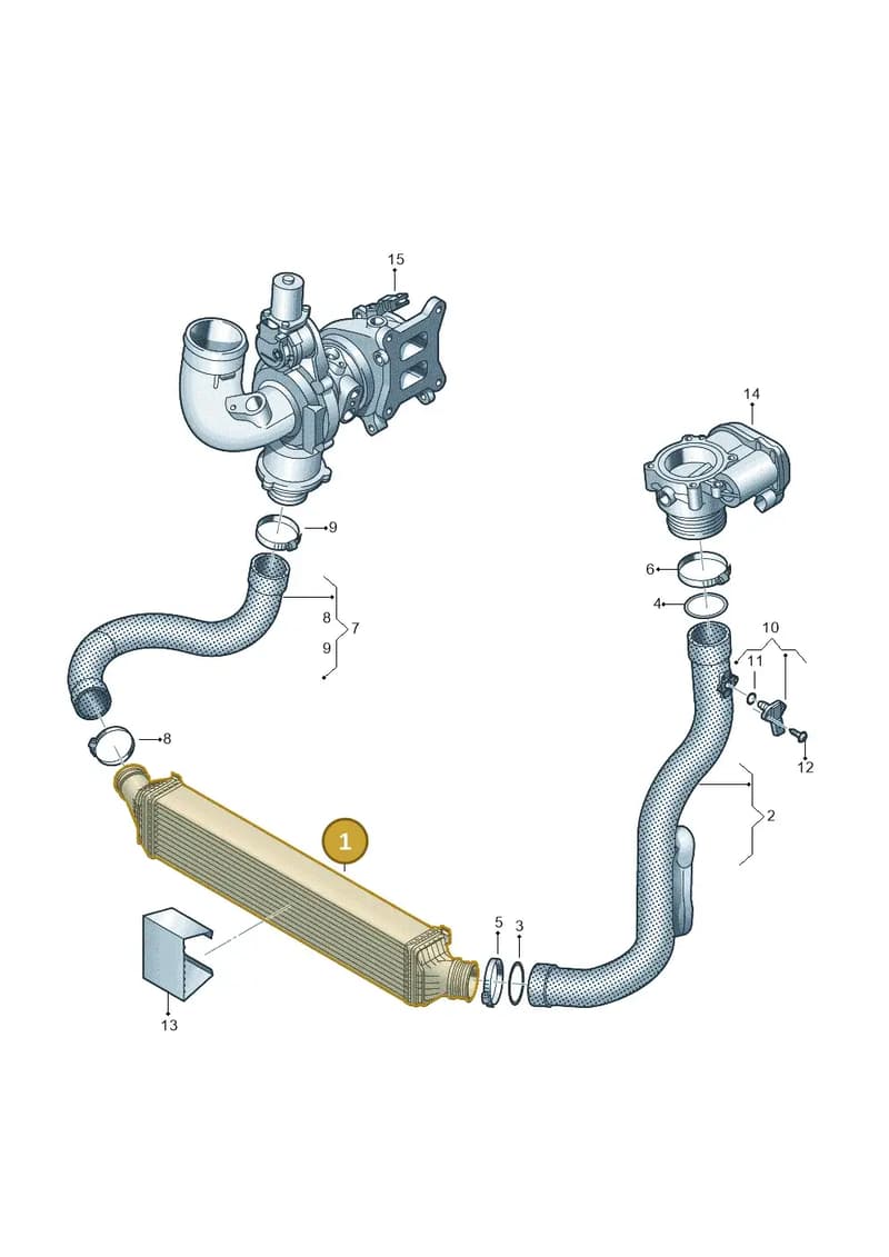 80A145805J — Audi Q5 (2016-2025) diagram 896145500, position 1
