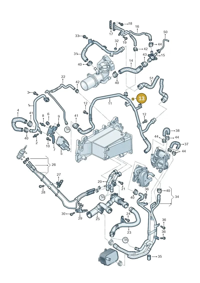 80A145926AF — Audi Q5 (2016-2025) diagram 896121100, position 13