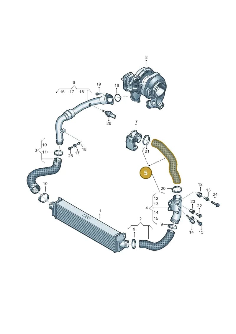 80A145993C — Audi Q5 (2016-2025) diagram 897145600, position 5