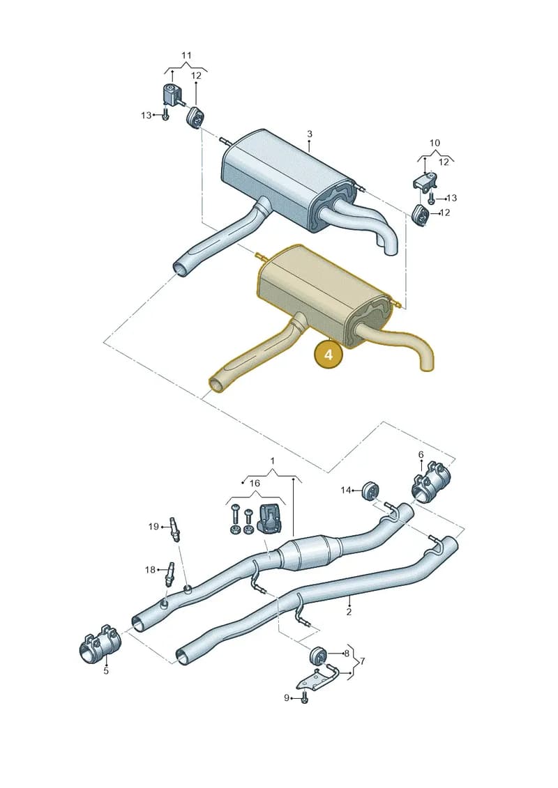 80A253609H — Audi Q5 (2016-2025) diagram 896253940, position 4
