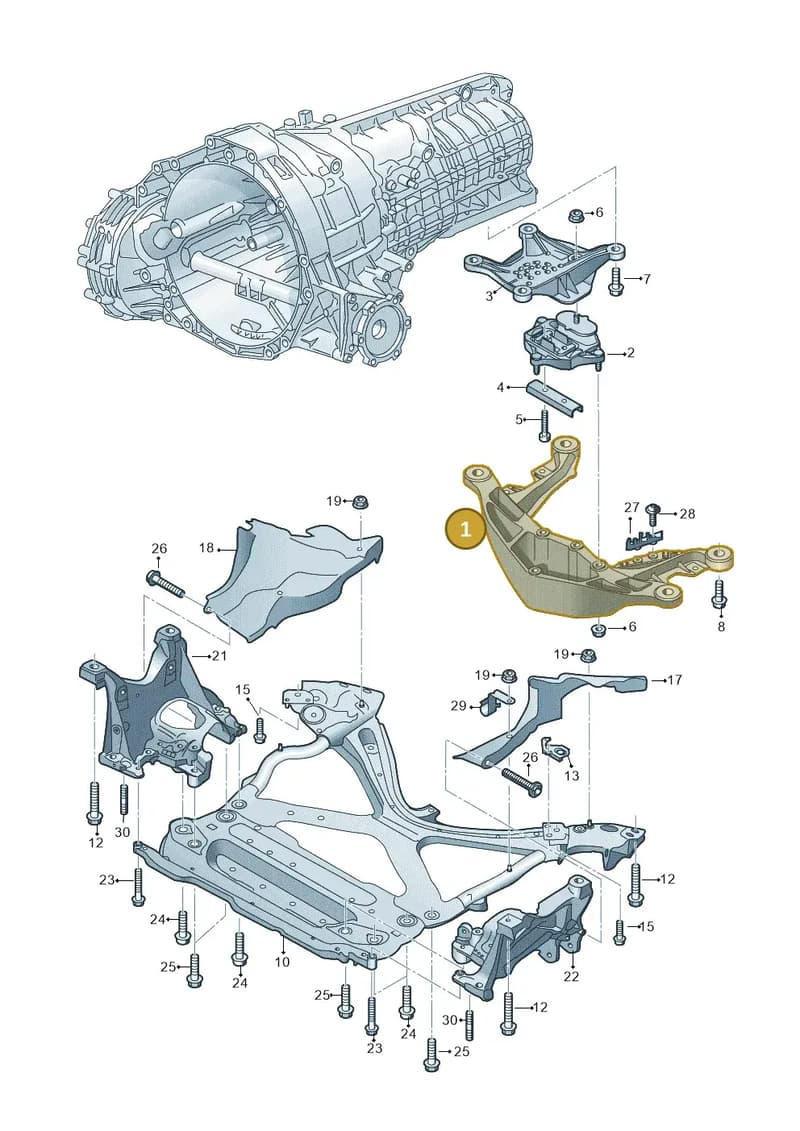 80A399262AS — Audi Q5 (2016-2025) diagram 849399200, position 1