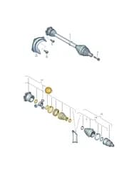 80A498201 Audi Boot