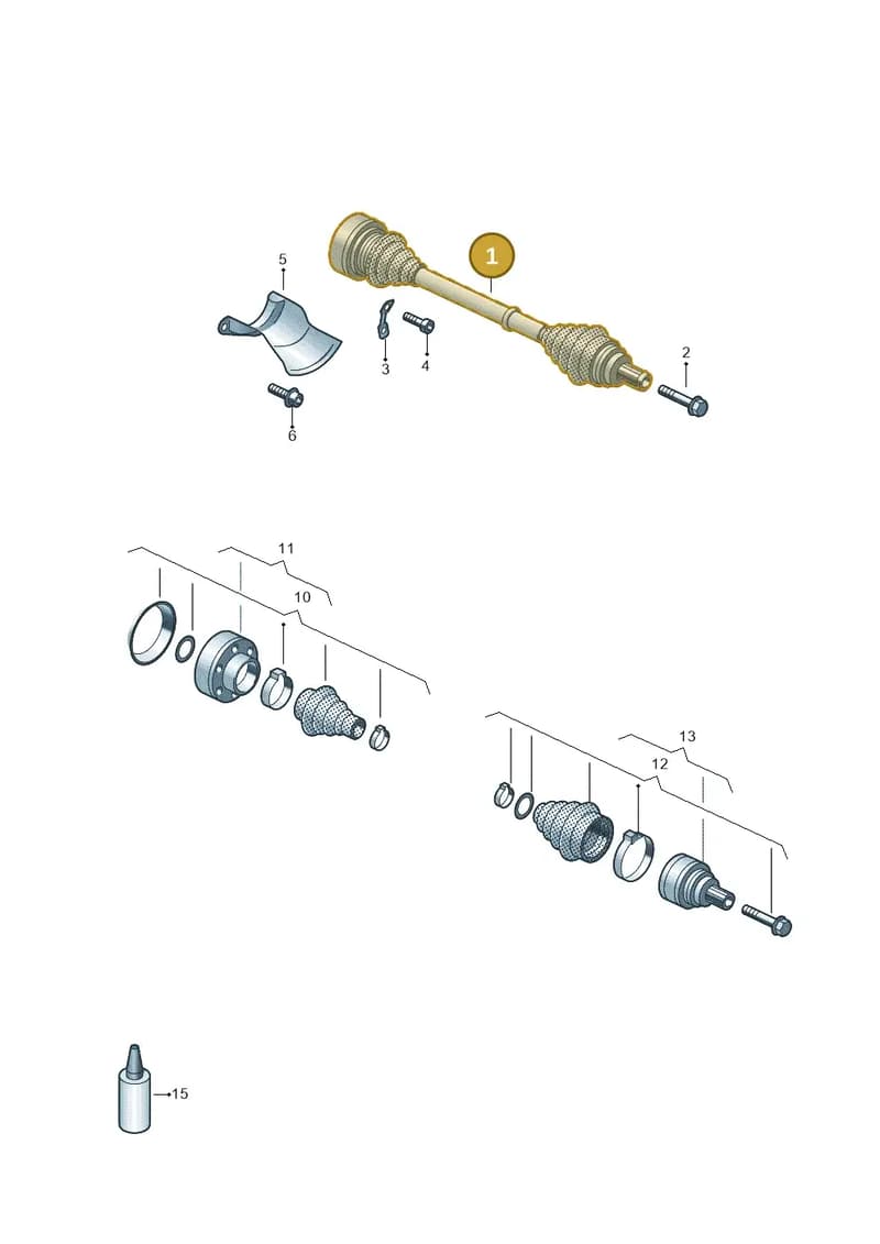 80A501203J — Audi Q5 (2016-2025) diagram 798501020, position 1