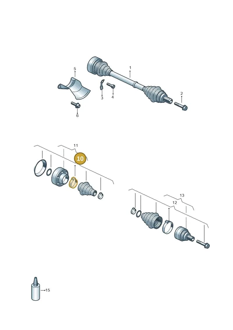 80A598201 — Audi Q5 (2016-2025) diagram 798501020, position 10